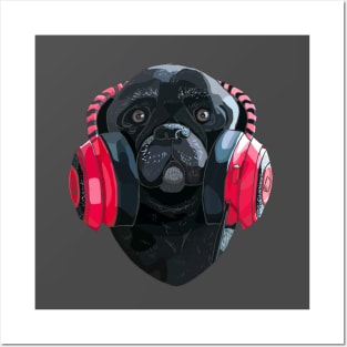 Edgar ~ pewdiepie headphones Posters and Art